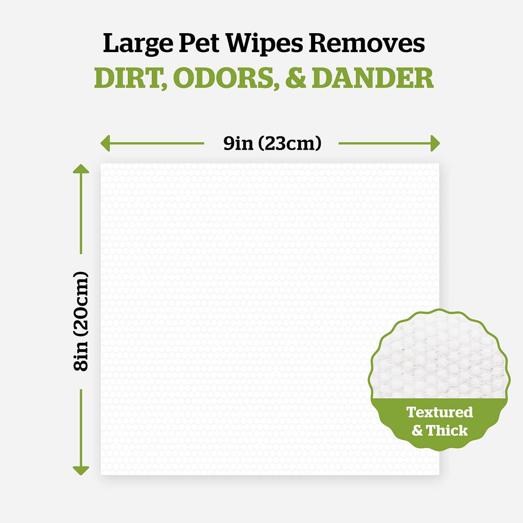 Dog Wipes 400 Pieces For Dogs and Biodegradable Pet Sheets Pogi’s Wipes/Grooming – Cats/Unscented, Hypoallergenic,
