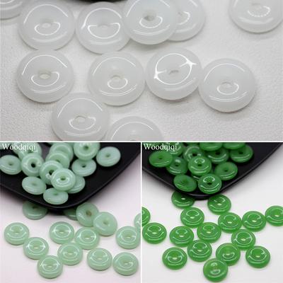 Necklace 20pcs/Lot Glass Beads Jewelry Accessories Abacus Shape Big Hole For Jewelry Making Spacer Beads Popular Loose High Quality  Handmade