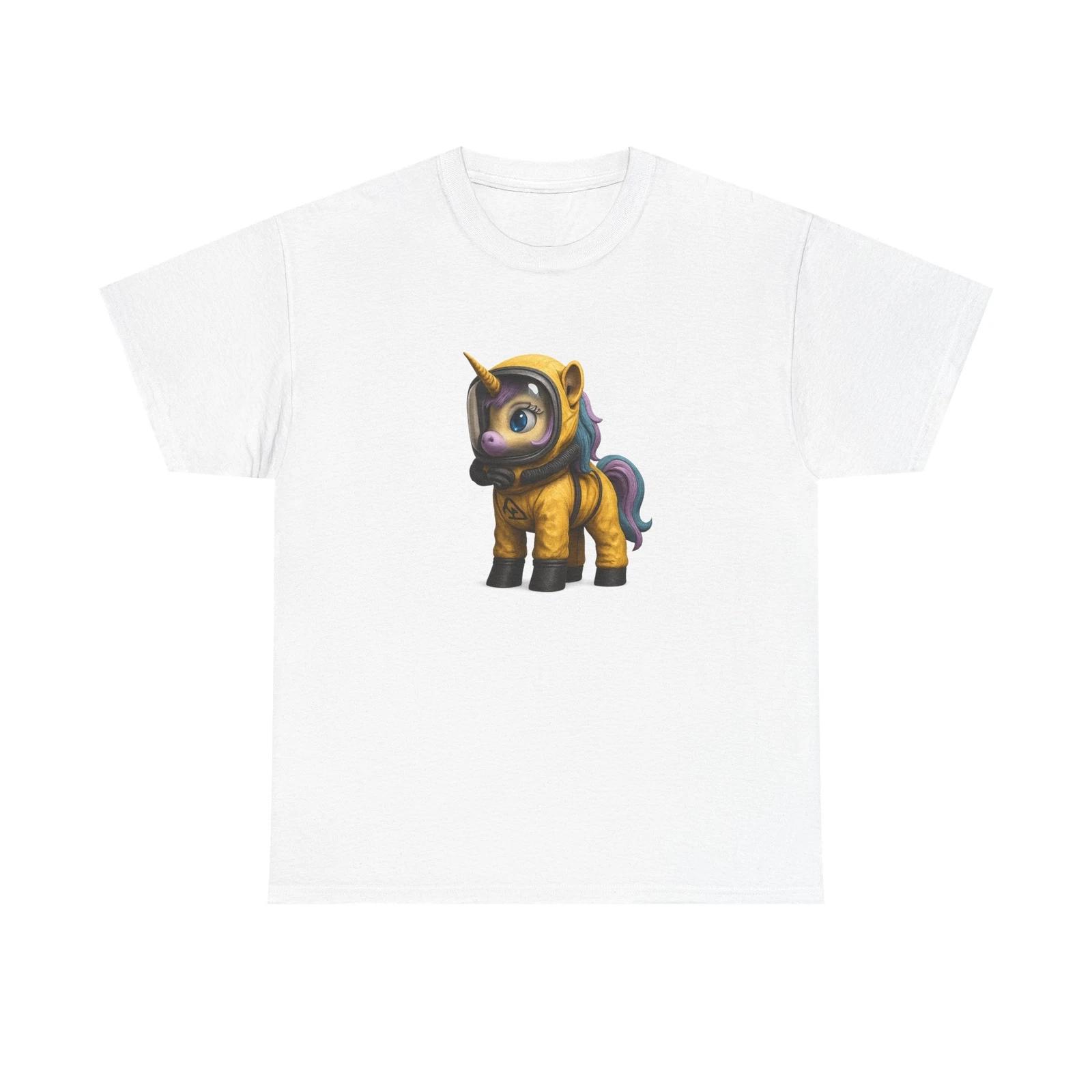 Unisex Adult T Shirt Hazmat Unicorn Contamination Core 3XL