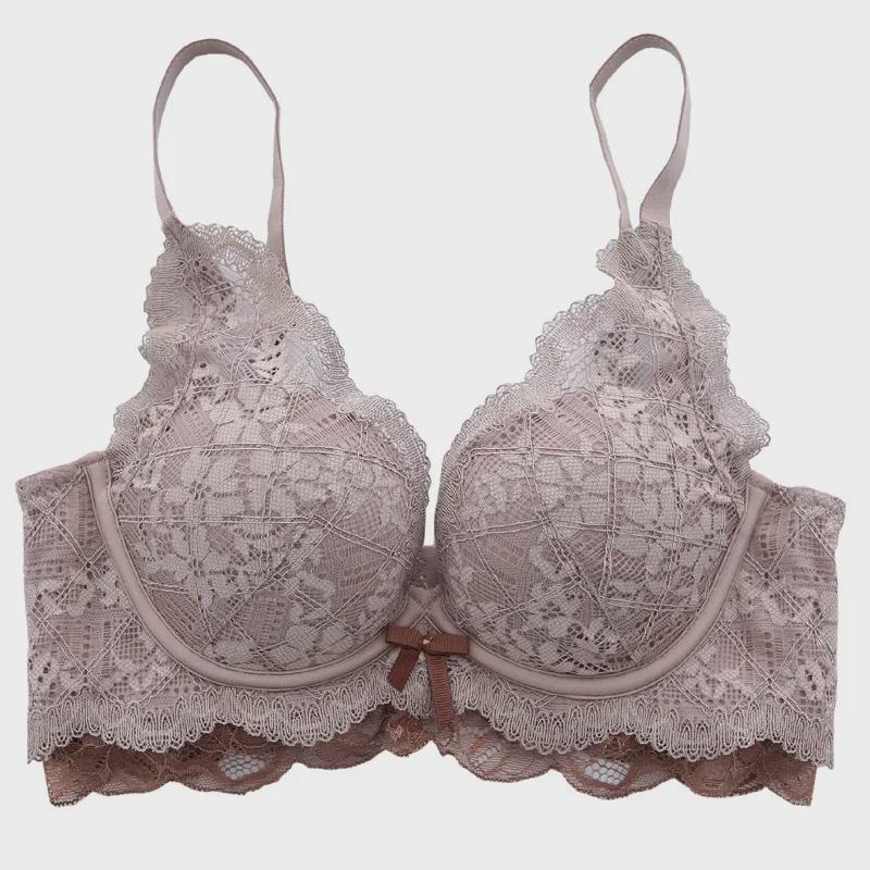 Girls' Lace Support Bra: Small Chest, Adjustable, Anti-Expansion, No Steel Ring, Thin Top, Thick Bottom