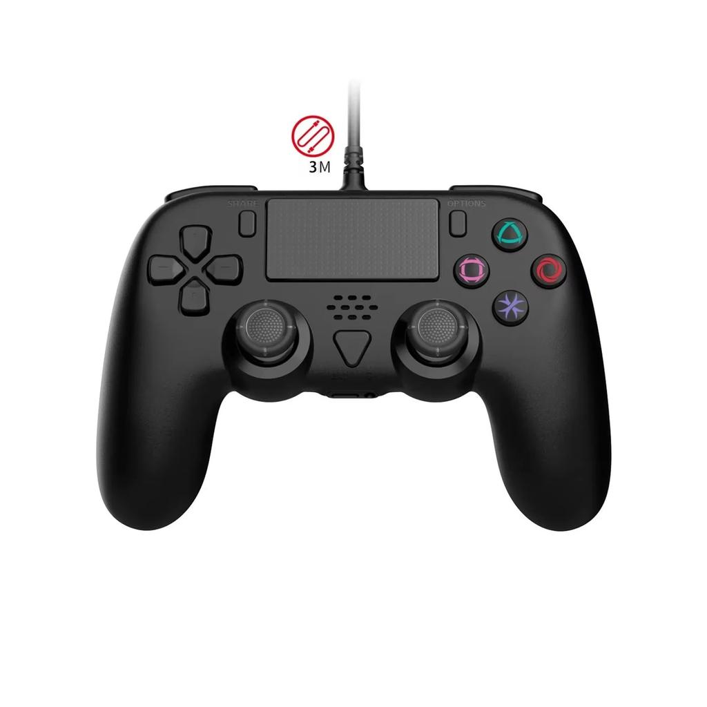 Newly 3M Wired Gamepad for PS5&PS5 Slim Console,Supports Programming Function with Asymmetric Dual Motor Vibration Function