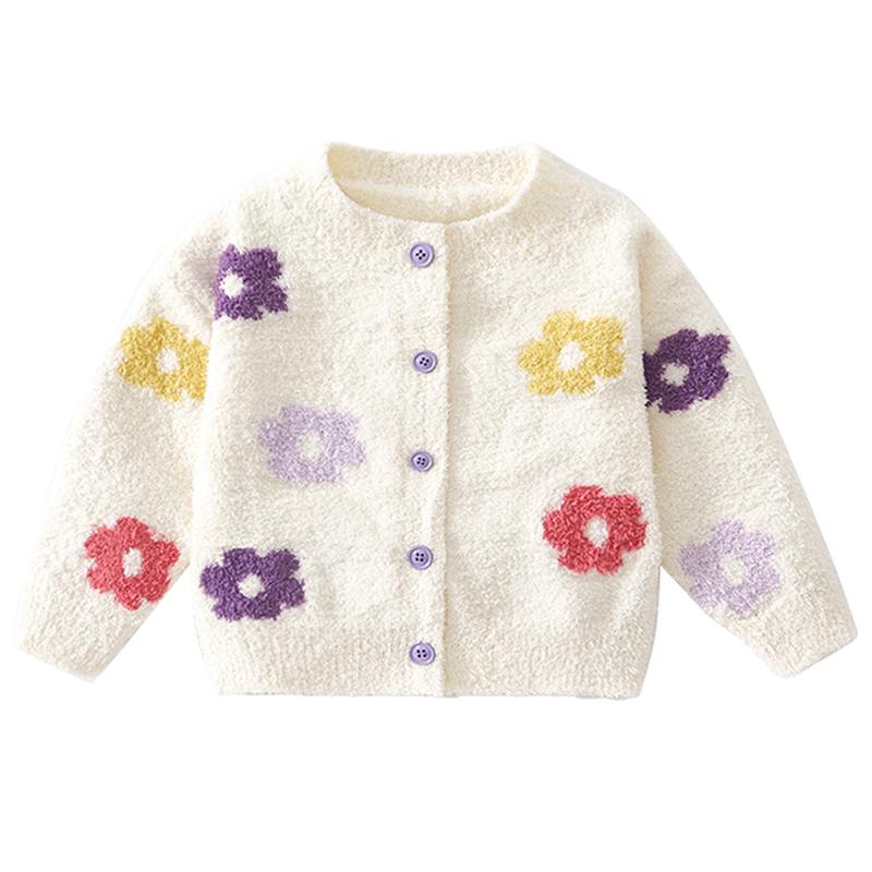 Banxidi Girls' Polka Dot Knit Cardigan