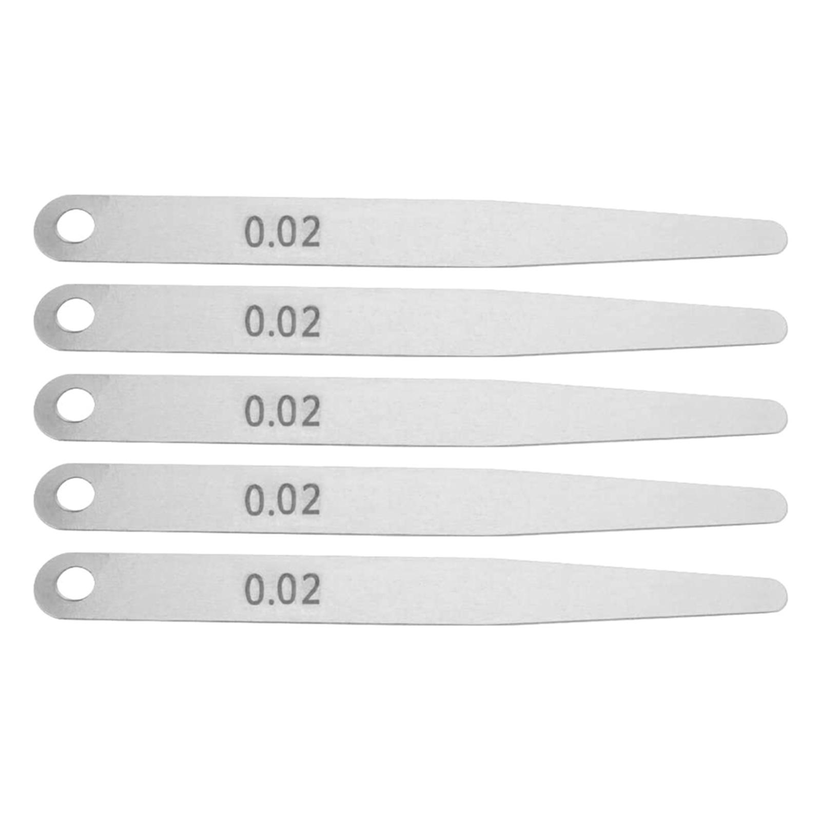 

5 шт. щупов 0,02 мм метрический щуп складной толщиномер зазор-метрический наполнитель-щупы для измерительного инструмента