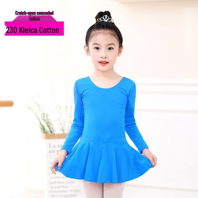 

Детский костюм для балета и народных танцев Wucaiyue с коротким рукавом - с открытой ластовицей, летний с рукавом до локтя, хлопковый XXXL