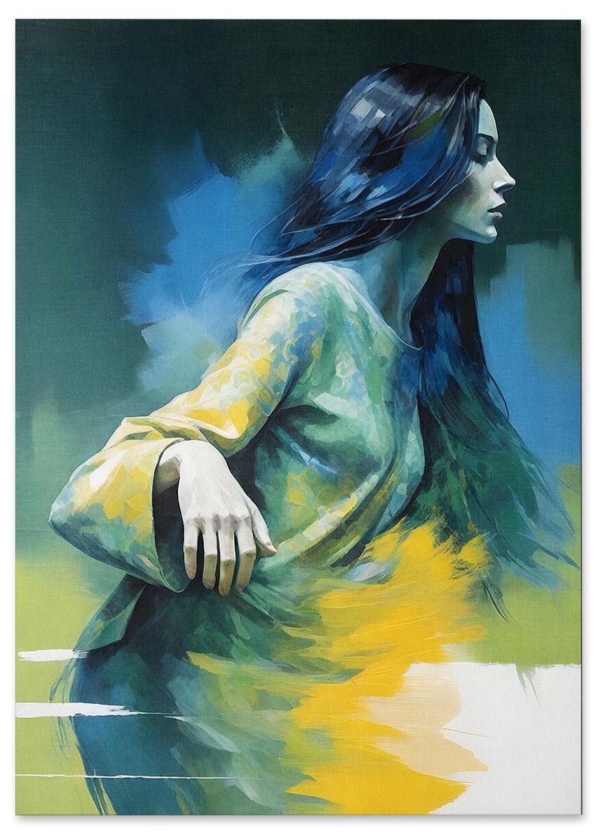 

Obraz na płótnie abstrakcja obraz portret 50x70 cm