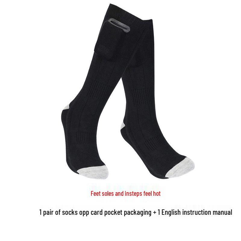 Smart USB-Controlled Heated Knee-High Socks