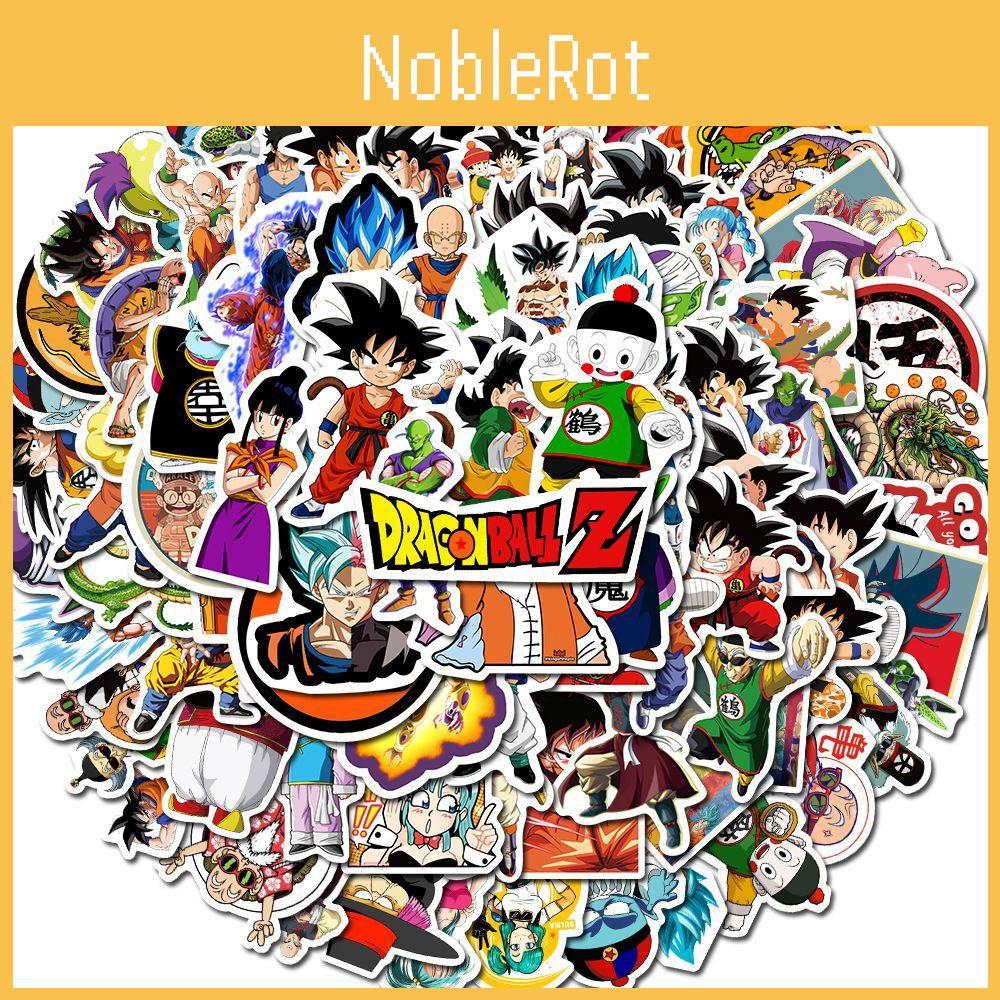 Anime Dragon Ball Stickers With Vibrant Super Saiyan Goku Decals For Laptops**
