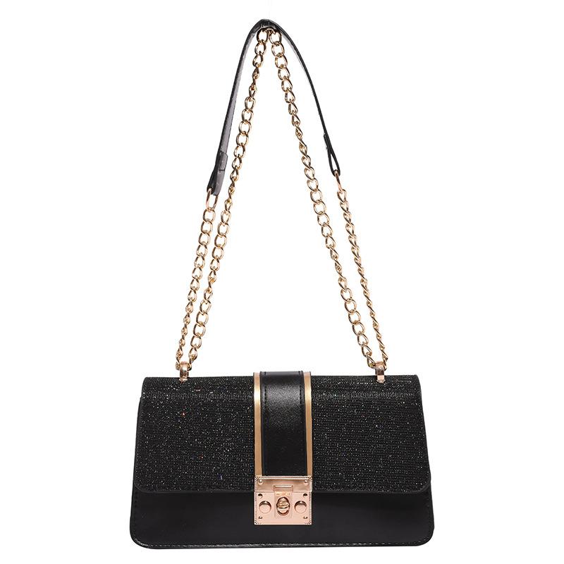Small bag women s new versatile trend fashion small square bag versatile shoulder chain messenger bag lock women s bag