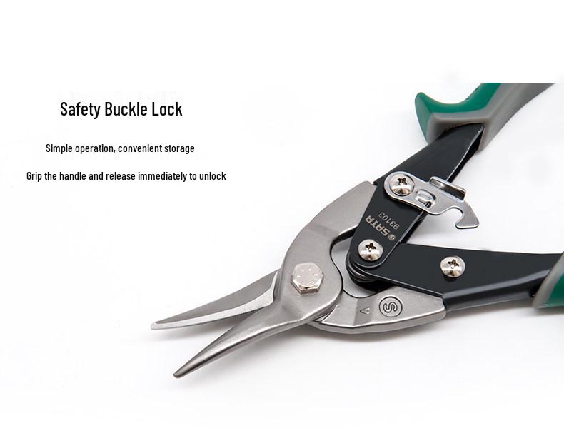 SATA Aviation Snips Sheet Metal Shears: Left, Right, Straight Heads (Models 93101-93104)