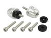POSH FAITH Motorcycle Accessories Handlebar End Revolver End Genuine Handle M6 Type CT125 Hunter Cub Silver Honda/Suzuki CB1300SF/SB Etc. 032176-03