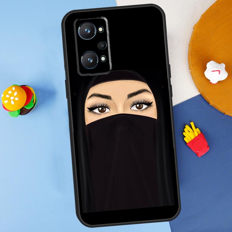 Muslim Islamic Arabic Hijab Girl For Realme 14 13 12 10 11 Pro Plus GT 6 6T 5 GT7 Pro C55 C51 C21Y C25S C67 C75 C53 C61 Case