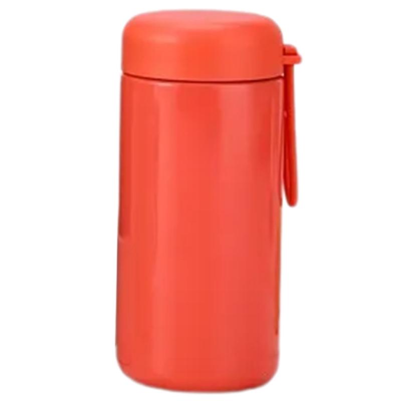 

Изолированная фляга для хранения кофе, бутылка для воды с ручкой для переноски, вакуумная изоляция, чашка для воды, товары для кемпинга на открытом воздухе красный
