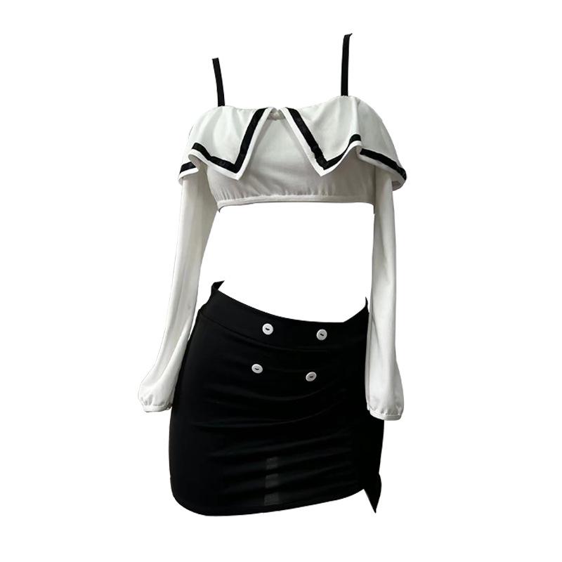 Seductive Bunny Girl Lingerie Set - Secretary Uniform with Tease-Ready Design