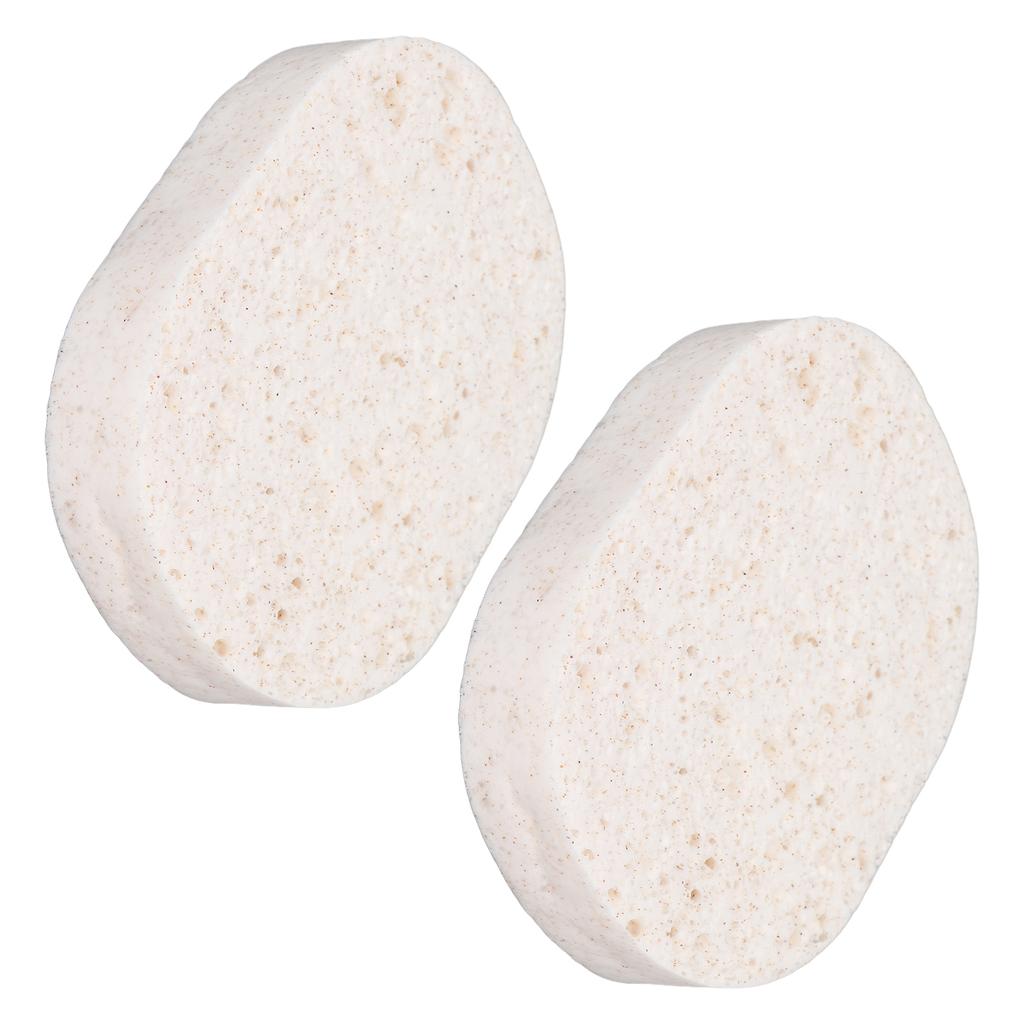 2pcs Compressed Facial Sponge Exfoliating Wash Cosmetic Face Sponge Pad for Facial Deep Cleansing