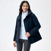 Lanbu Women's 3-in-1 Winter Outdoor Jacket with Duck Down Liner