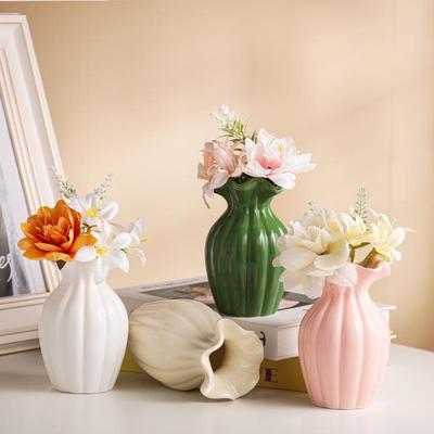 Vaso Minimalista di Lusso per Fiori Freschi: Ornamento Idroponico Moderno per Arredo Soggiorno