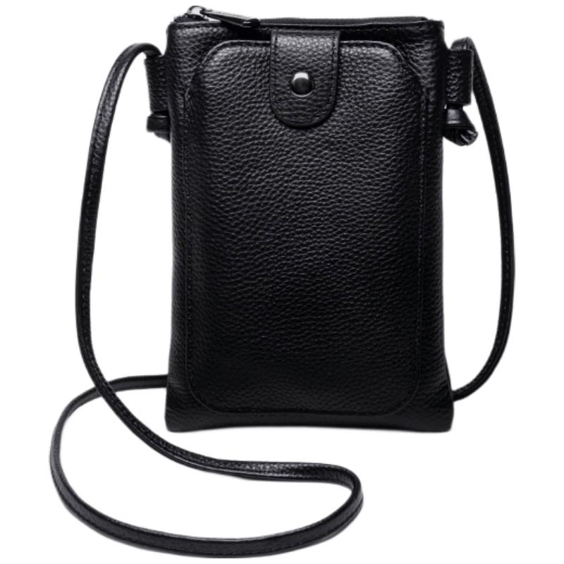 ESUNARTY Women's Genuine Leather Mini Crossbody Phone Bag