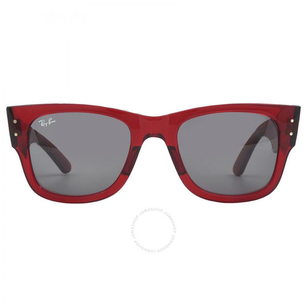 

Темно-серые квадратные солнцезащитные очки унисекс Ray Ban Mega Wayfarer на биологической основе RB0840S 6679B1 51