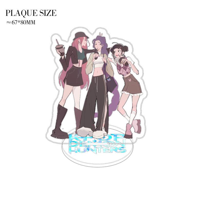 Kpop Dämonenjäger Superstar Acryl Aufsteller Desktop Dekoration Ornament Zubehör Spielzeug für Fans Geschenk