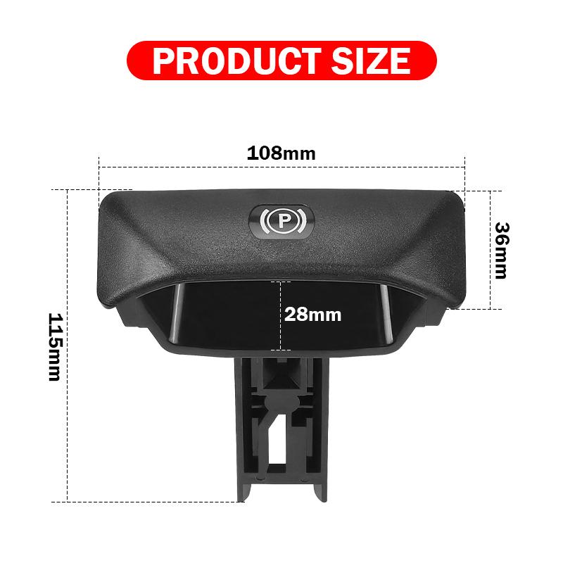Lösegriff für die Feststellbremse für GLK/X204 (2008–2015), C-Serie/W204 (2008–2014), E-Serie/W212/W207 (2009–2014), 1 Stück