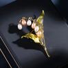 Lily of The Valley Brooch for Women, Elegant and Refined. Pearl Brooch with A Niche Design Sense