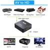 hdmi to AV converter AV to hdmi-compatible Adapter switcher HD 1080P Converter  Support NTSC PAL Output For PC HDTV Projector
