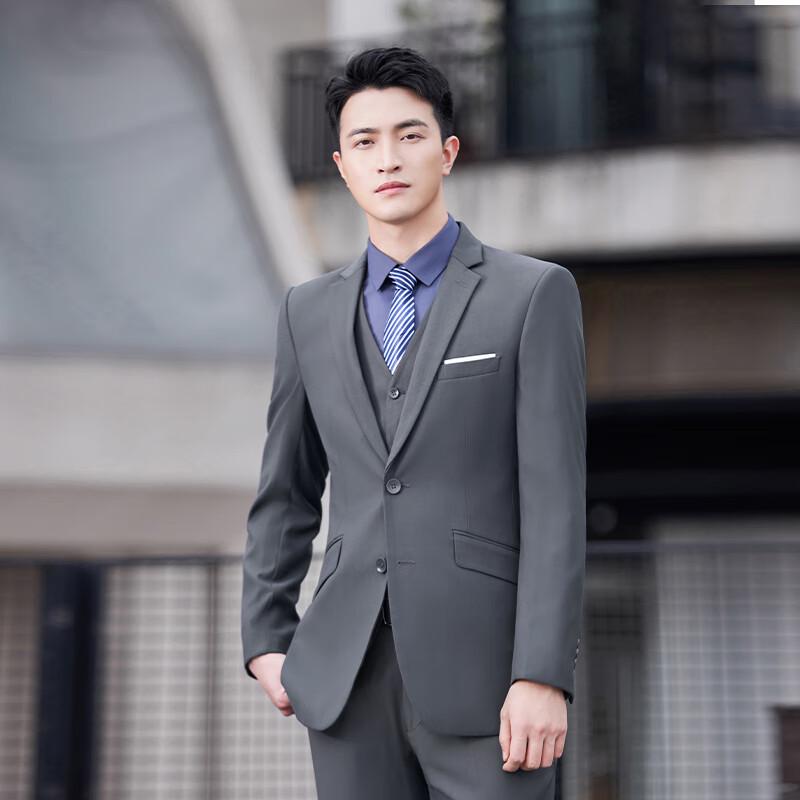 Деловой костюм Tluoman, устойчивый к складкам 4XL