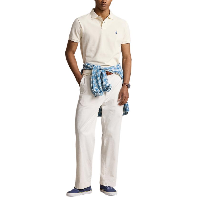 Polo Ralph Lauren FW24 Polo Shirt Men's Milk White MNPOKNI1N822959-101