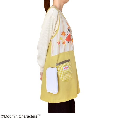 Saint Ladies Moomin Apron, Yellow [ST-IM0074]