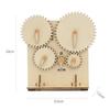 DIY 3D Mechanical Gear Transmission Model Assembly Wooden Puzzle Education STEM Science Teaching Tools Children's Toys
