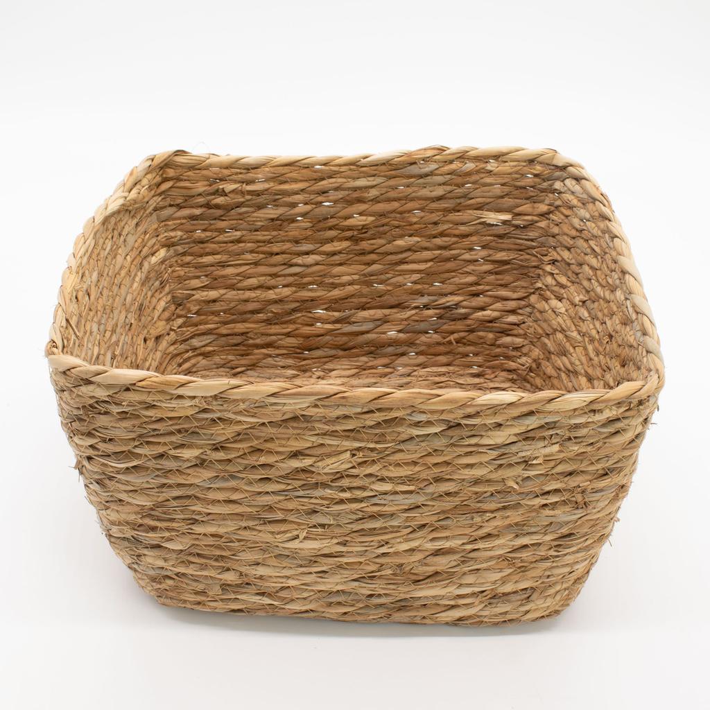 Seagrass Square Baskets – Natural – Set of 3