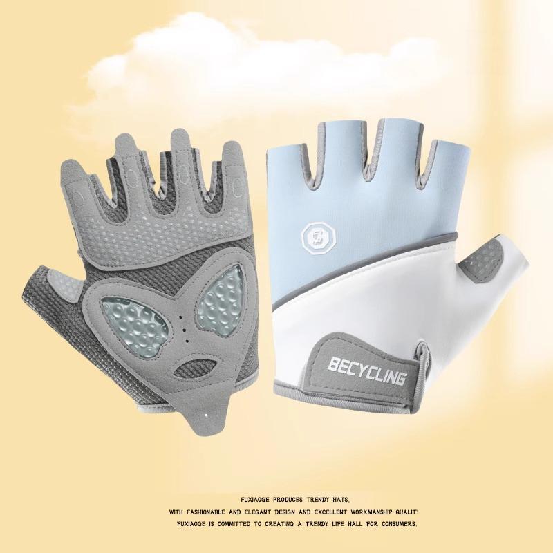 Ademende Mesh Halve Vinger Fitnesshandschoenen voor Mannen & Vrouwen - Antislip, Anti-Eelt, Ideaal voor Gym, Yoga, Fietsen en Sport