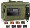 Taktische Molle Admin-Tasche Utility Laser Cut EDC Werkzeugtasche Tasche Horizontale Modulare Taschen