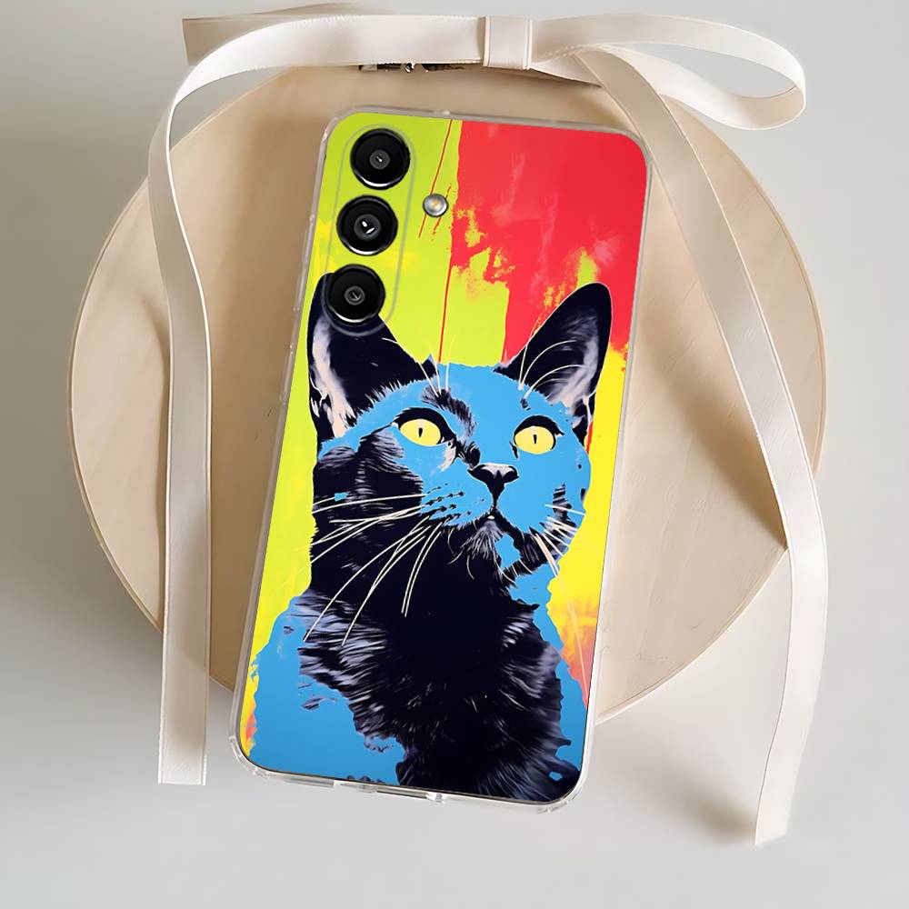 

A-Andy W-Warhol Art Phone Case For Samsung S24,30,21,22,23,20 FE,lite,PIus,Ultra,5G,Note,9,10 Transparent Cover SamsungS21Ultra