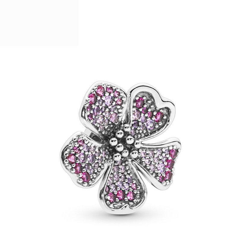 New Collection Series Sunflower Bouquet Daisy Clover Charm Bead Fit Original Bracelet Diy Accessories Gift For Women