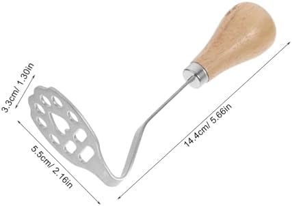 Stainless Steel Food Masher Kitchen Tool Potato Masher Meat Masher Bean Masher Baby Food Masher for Fruits and Vegetables