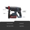 Industrial-Grade Cordless Brushless Lithium Hammer Drill: Multifunctional Concrete Three-in-One High-Power Electric Pick