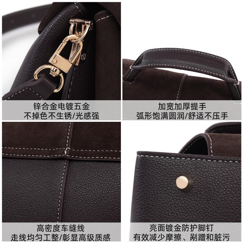 Women'S Handbag, Matte Bag, Women'S Niche Design Sense, Shoulder Bag, Large-Capacity Commuter Messenger Bag.