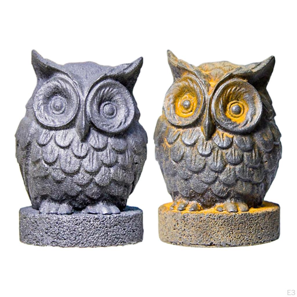 Eulenfigur Tierfigur Dekoration Ornament Schreibtischdekoration Klein für TV-Schrank Bücherregal