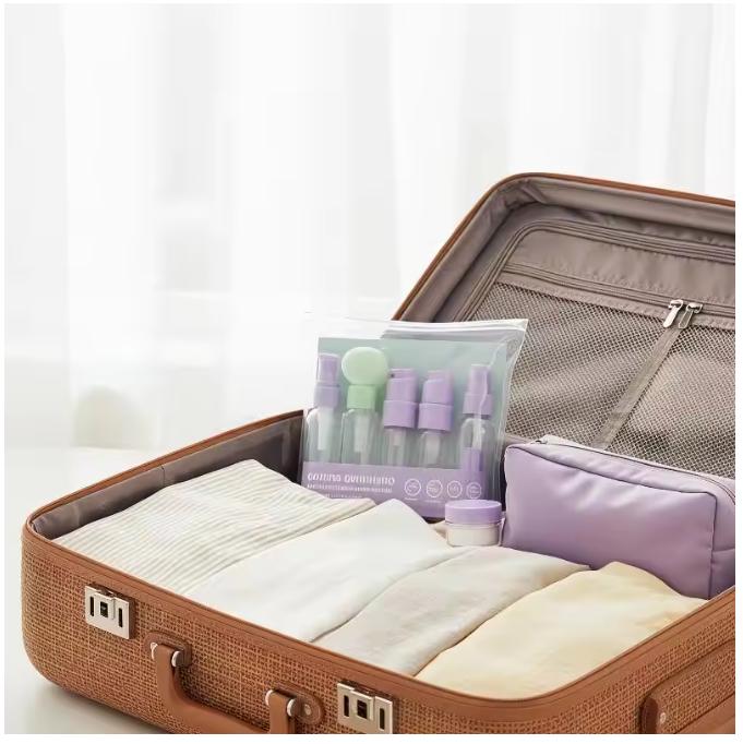 Multipurpose Leak Proof Refillable Bottles for Toiletries and Travel Essentials