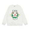 American Trendy Brand Casablanca Crew Neck Sweater Hoodie Men's Couple Ins Autumn and Winter Thickened Long-sleeved Women's T