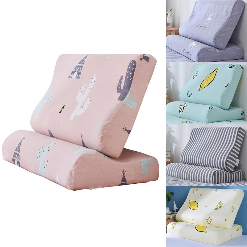 Creative Soft Pillow Cases Slowly Rebound Memory Foam Space Pillow Cases Neck Healthcare Memory Pillow Cover Latex Pillowcase