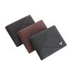 Men's Wallet Short Fashion Trend Simple Card Bag Zipper Driver's License Large Capacity Portable