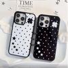 INS Fashion Black White Simple Star Luckily Grass Phone Case for iPhone 16 15 14 13 12 11 ProMax Phone Advenced MINI Cover Capa