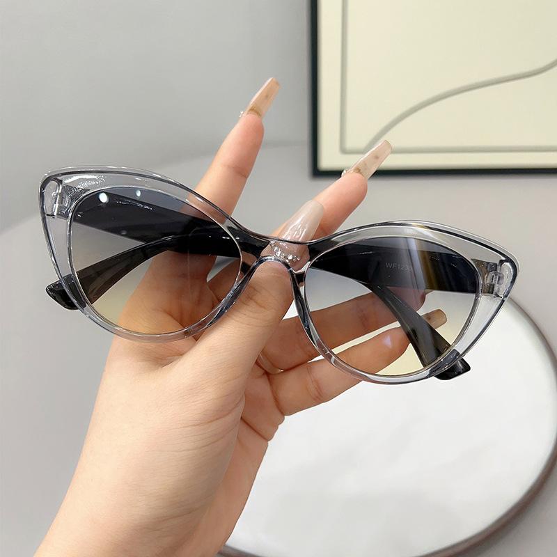 JYL TS Sunglasses Women UV Protection Plain Frame WF1239 A-8097 темно-красного