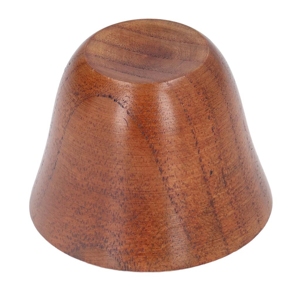 4Pcs Set Solid Wood Wooden Tea Cups Heat Insulation Wooden Coffee Cup Wooden Cup Set  Tea Drinking