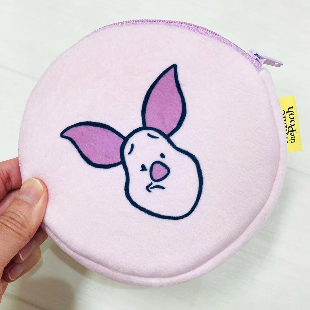 MORIPiLO Piglet Tissue Case, Disney Plush Toy Pouch, Small, Cute, 13x13cm (Funny Face Pink), Disney Character, Morishita Pillow