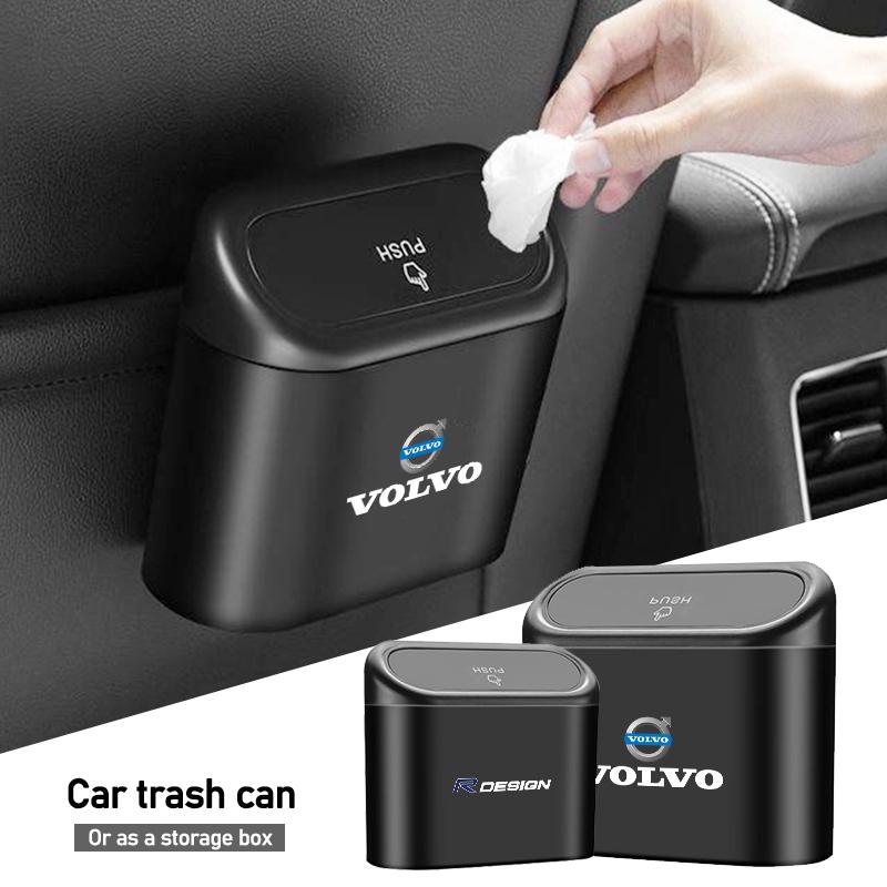 Samochodowy Kosz na Śmieci Pojemnik do Przechowywania Wnętrze Do Volvo Rdesign XC90 XC40 XC60 V60 V70 V90 V40 EC40 EX40 S80 S60 S90 C30 C70