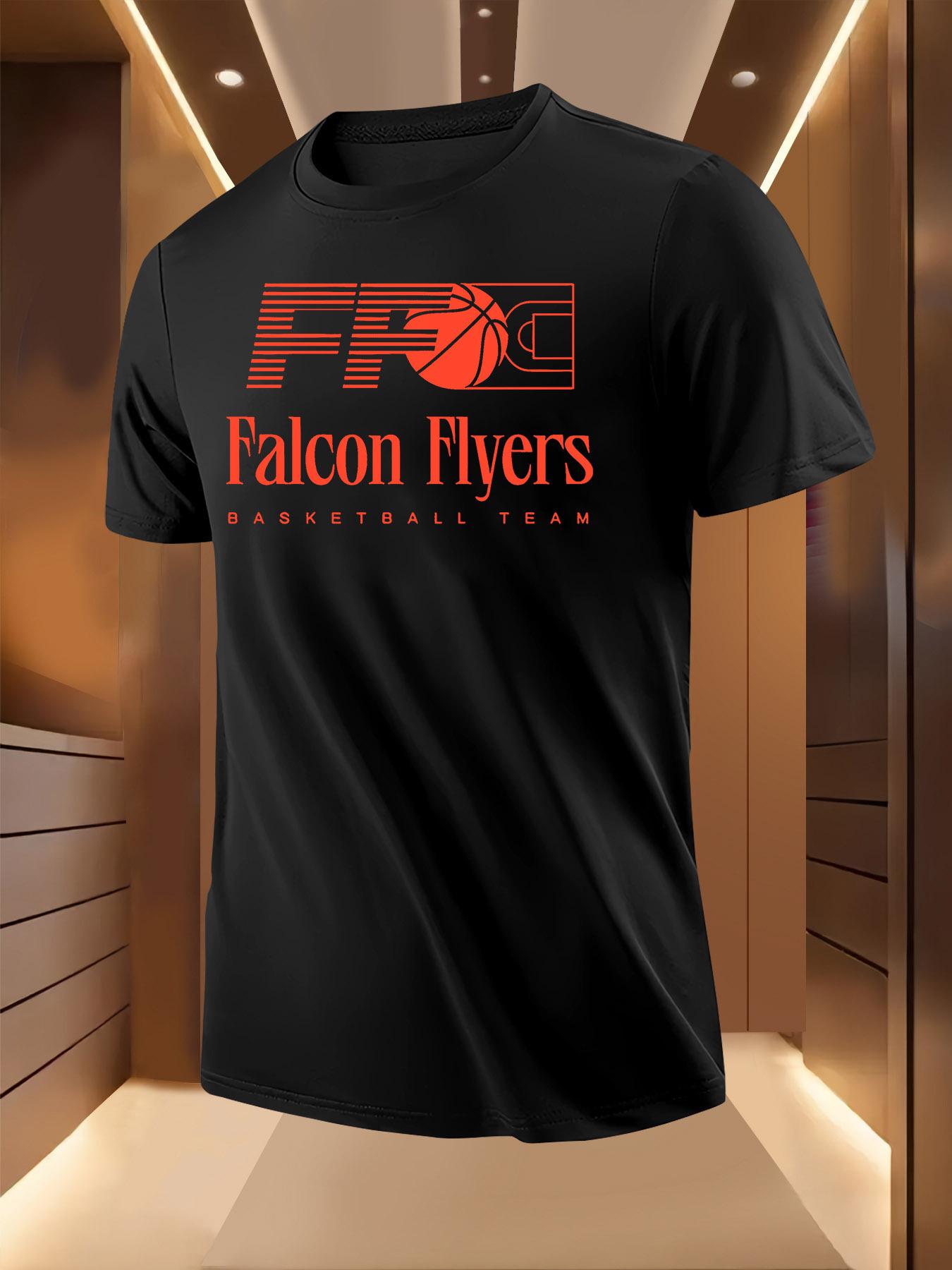 Falcon Flyers Basketball Team Graphic Tshirt - Breathable... XL