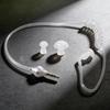 3.5mm Clear Air Tube In Ear Headphones Earbuds Suitable for Security Running Driving Activities for Multiple Uses